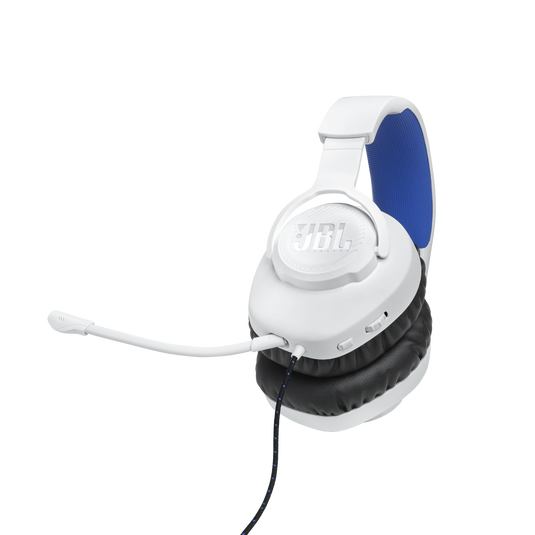 JBL Quantum 100P Console - White - Wired over-ear gaming headset with a detachable mic - Detailshot 4 image number null